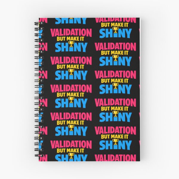 Item preview, Validation But Make It Shiny Funny Trophy Design designed and sold by TeeTimeTreasure.