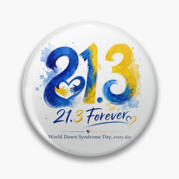 Item preview, 21.3 Forever – World Down Syndrome Day Every Day | Watercolor Down Syndrome Awareness Design designed and sold by Cartoon art with a purpose ❤️ Supporting Althea’s friends .