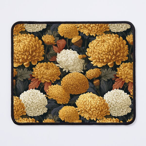 Item preview, Fresh Chrysanthemum Print  - Birth Flower Pattern  - Bridal Shower Gifts designed and sold by RoyalStarsPatts.