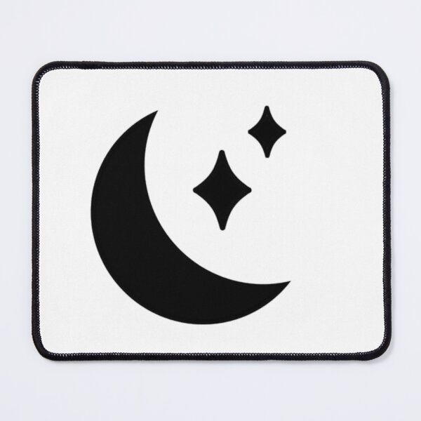Item preview, Crescent Moon and Stars Silhouette Print | Bold Celestial Design designed and sold by The-SilentPlace.