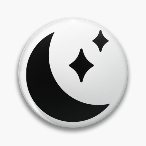 Item preview, Crescent Moon and Stars Silhouette Print | Bold Celestial Design  designed and sold by The-SilentPlace.