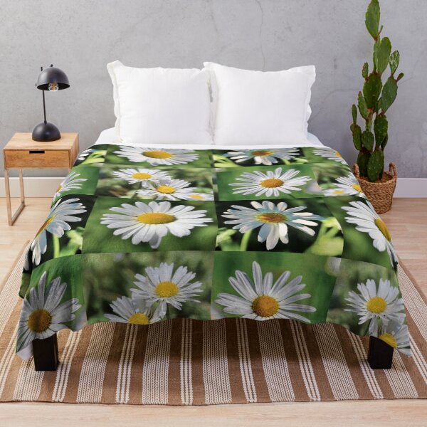 Item preview, Wild Daisy Flower Photo Collage designed and sold by JurateArt-DK.