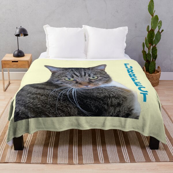 Item preview, Furrfect Calming Tabby Cat Chonk Funny Pet Pun designed and sold by JurateArt-DK.