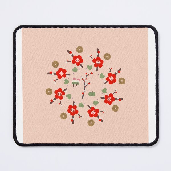 Item preview, Plum blossoms and coins designed and sold by mo05-art.