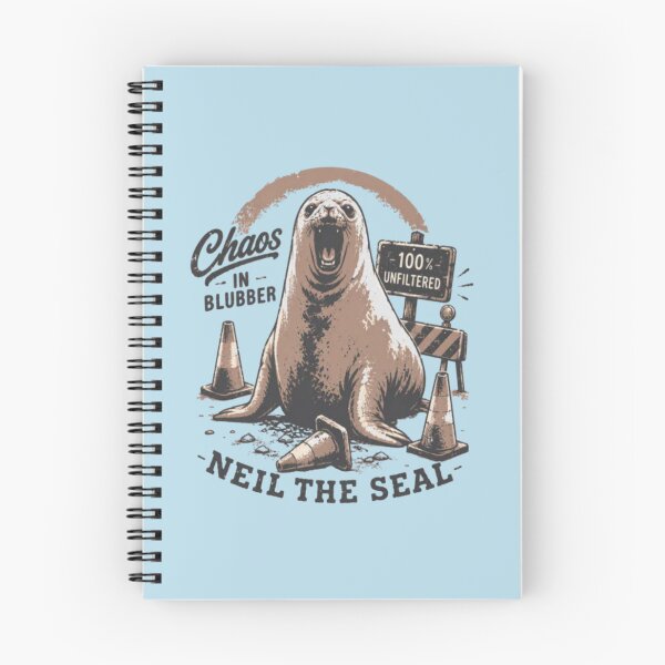 Item preview, Neil the Seal and His Love of Traffic Cones  designed and sold by oldpussboss.