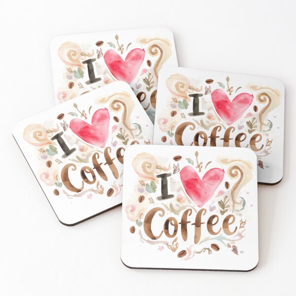 Item preview, I Love Coffee  designed and sold by PamLeeDesign.