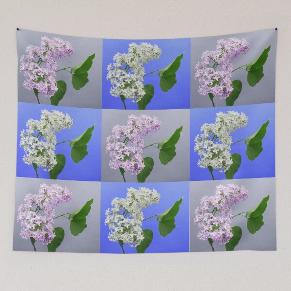 Item preview,  Authentic Lilac Branch Floral Photography Collage designed and sold by JurateArt-DK.