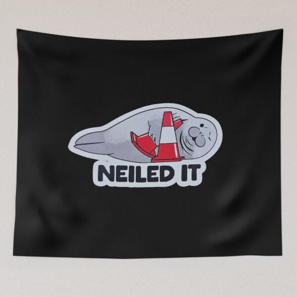 Item preview, Neil the Seal and His Love of Traffic Cones  designed and sold by oldpussboss.