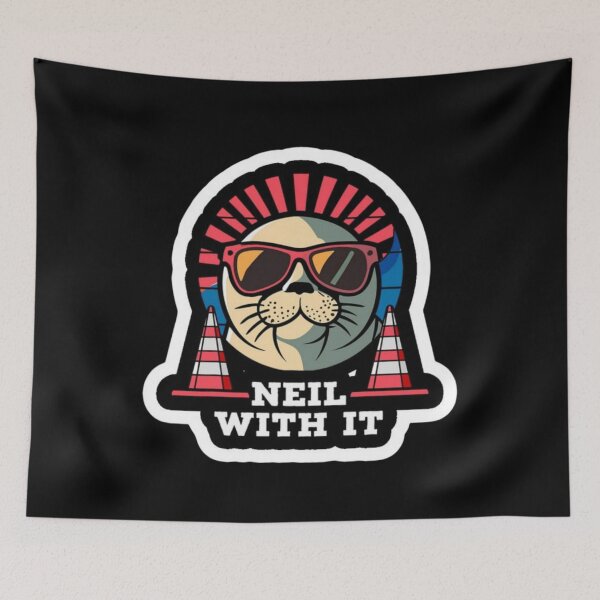 Item preview, Neil the Seal and His Love of Traffic Cones  designed and sold by oldpussboss.