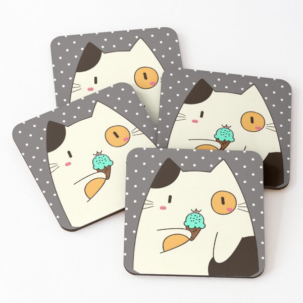 Item preview, Eating Mint Chocolate Chip Ice Cream designed and sold by Cutecharactel.