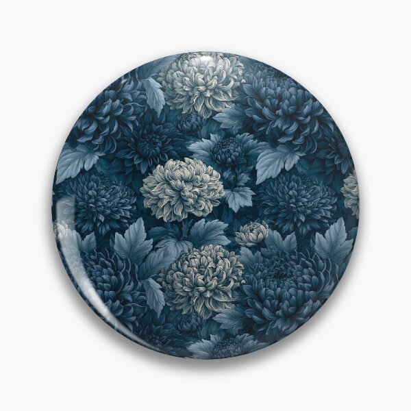 Item preview, Charming Chrysanthemum Texture  - Retro Flower Floral  - Christmas Gift Baskets designed and sold by RoyalStarsPatts.