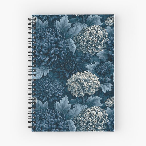 Item preview, Charming Chrysanthemum Texture  - Retro Flower Floral  - Christmas Gift Baskets designed and sold by RoyalStarsPatts.
