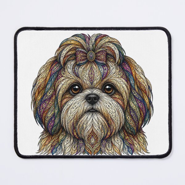 Item preview, Colorful Shih Tzu designed and sold by PaintedbyCarol.