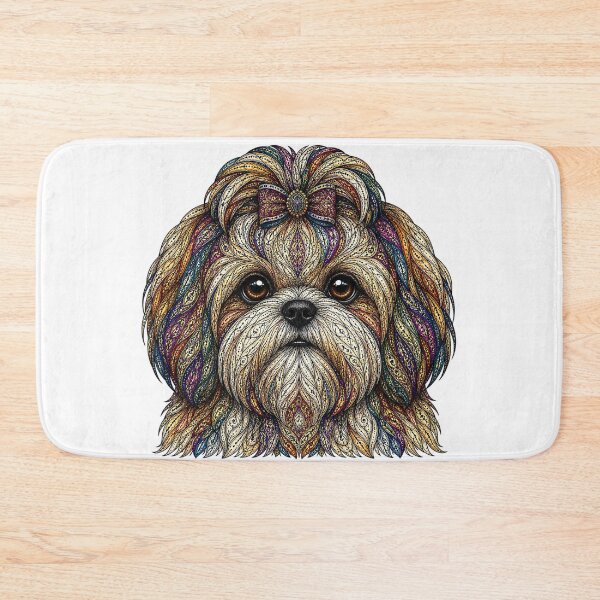 Item preview, Colorful Shih Tzu designed and sold by PaintedbyCarol.