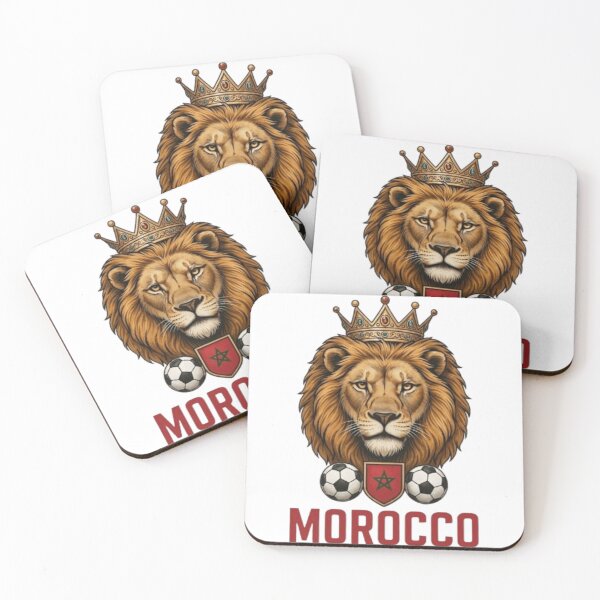 Item preview, Kingdom of Morocco Atlas Lion Crown Vintage Shield Graphic designed and sold by karim012.