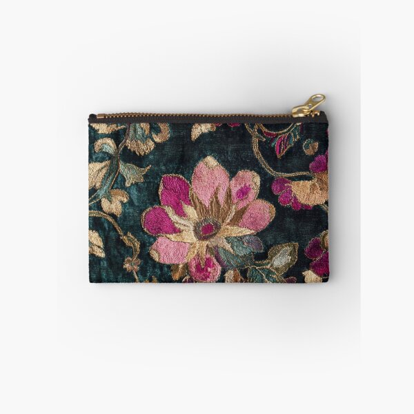 Item preview, 17th Century Antique Velvet and Silk Peonies Carpet Print designed and sold by GrinGalore.
