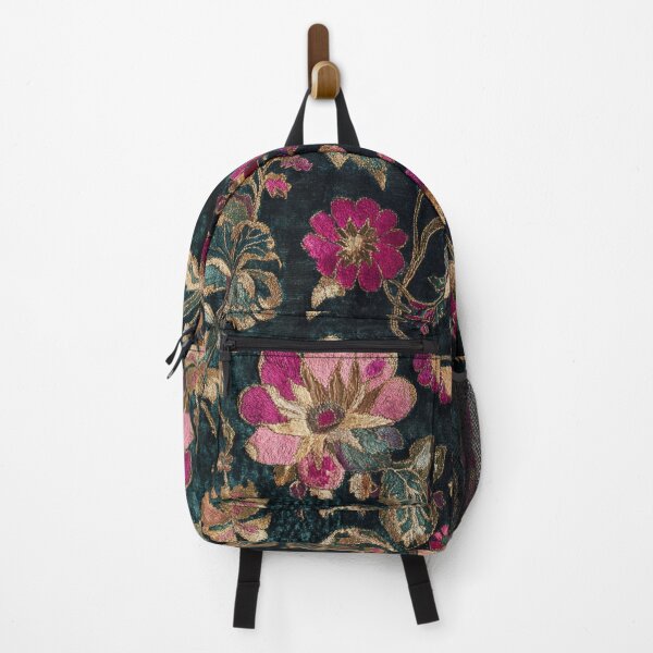 Item preview, 17th Century Antique Velvet and Silk Peonies Carpet Print designed and sold by GrinGalore.