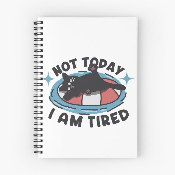 Item preview, Tired Black Cat designed and sold by ZwoToopia.