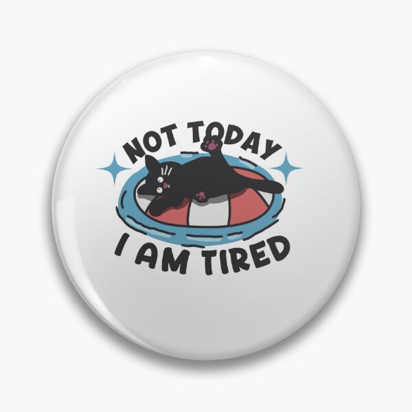 Item preview, Tired Black Cat designed and sold by ZwoToopia.