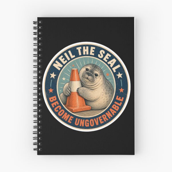 Item preview, Neil the Seal and His Love of Traffic Cones  designed and sold by oldpussboss.