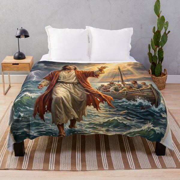 Item preview, Jesus Calming the Storm designed and sold by ARTROGAN.