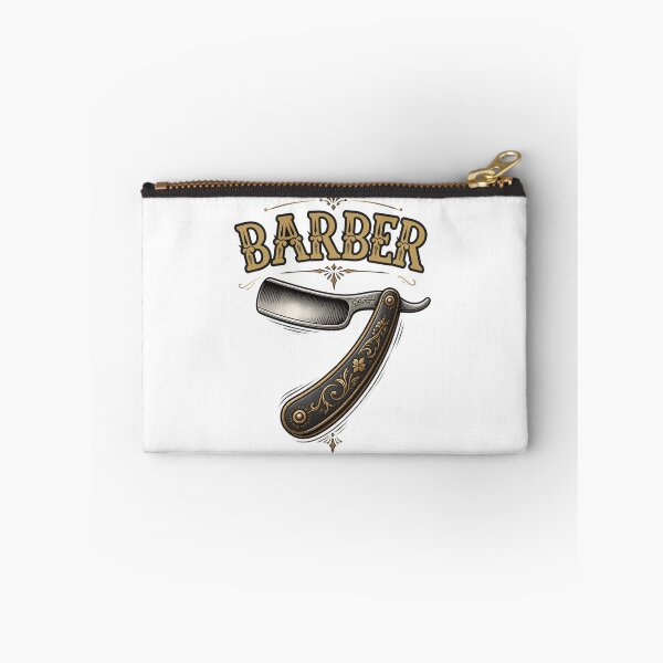Item preview, Retro Barber Block Typography and Vintage Straight Razor designed and sold by Barber MD Culture.