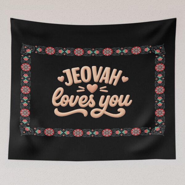 Item preview, Jeovah loves you designed and sold by AMCreatix.