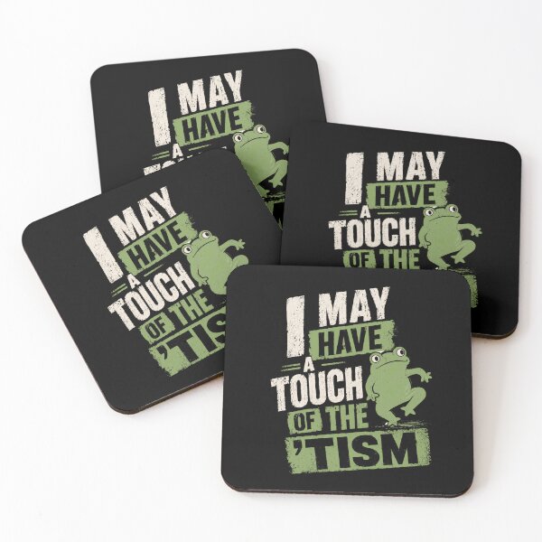 Item preview, I May Have A Touch Of The 'Tism Neurodivergent Frog Humor designed and sold by RetroMini2026.