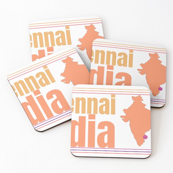 Item preview, Chennai India City Marked On Country Map designed and sold by TheIconSmith.