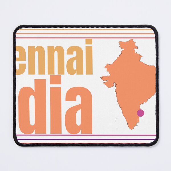 Item preview, Chennai India City Marked On Country Map designed and sold by TheIconSmith.