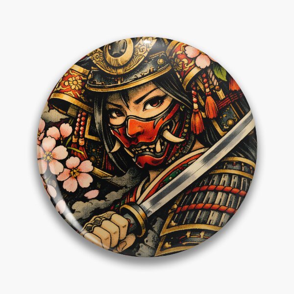 Item preview, Japanese Onna‑Bugeisha Tattoo Art — Traditional Irezumi Style designed and sold by Neo Tokio.