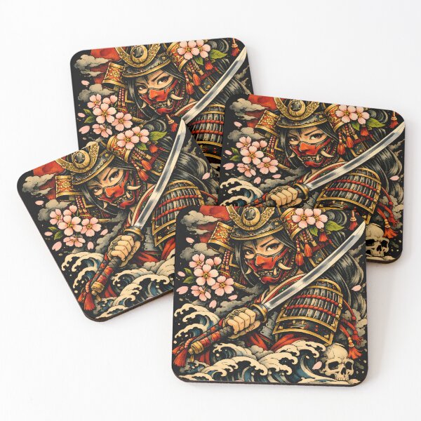 Item preview, Japanese Onna‑Bugeisha Tattoo Art — Traditional Irezumi Style designed and sold by Neo Tokio.