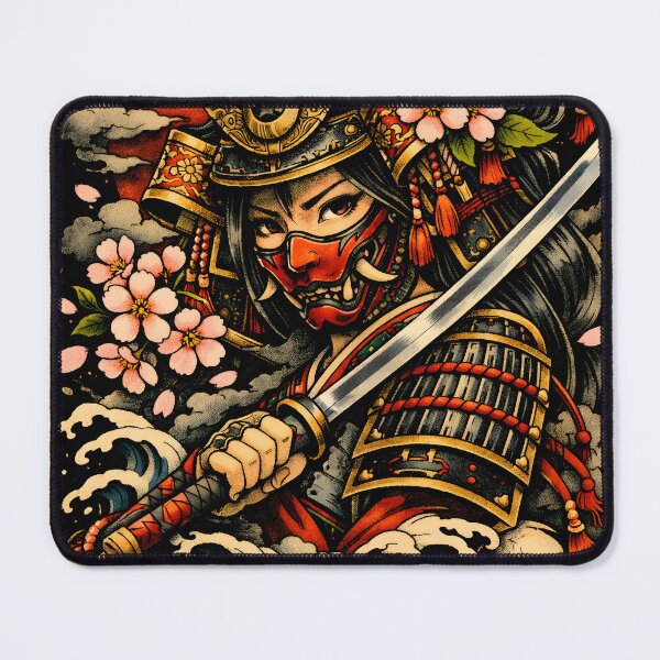 Item preview, Japanese Onna‑Bugeisha Tattoo Art — Traditional Irezumi Style designed and sold by Neo Tokio.
