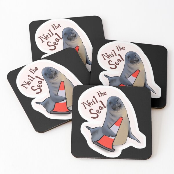 Item preview, Neil the Seal and His Love of Traffic Cones designed and sold by oldpussboss.