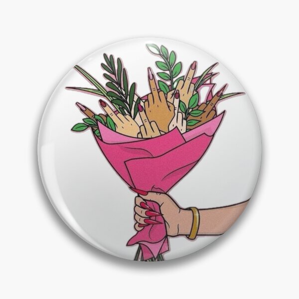 Item preview, Middle Finger Bouquet Retro designed and sold by Adronia.