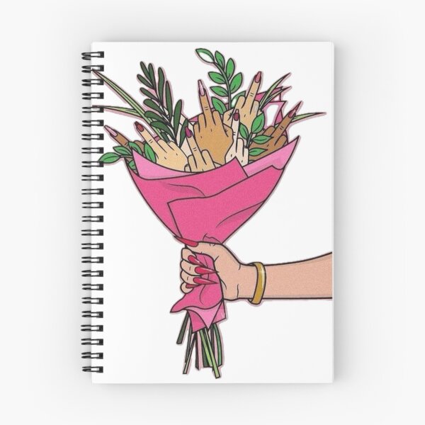 Item preview, Middle Finger Bouquet Retro designed and sold by Adronia.