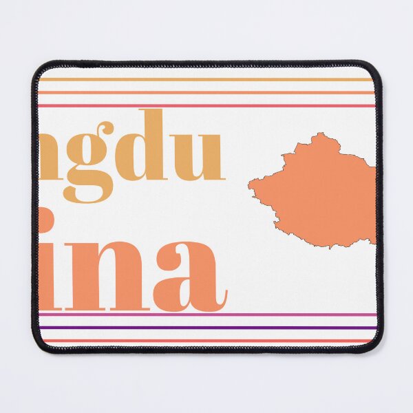 Item preview, Chengdu China City Marked On Country Map designed and sold by TheIconSmith.