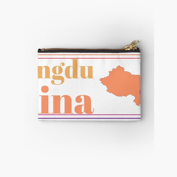 Item preview, Chengdu China City Marked On Country Map designed and sold by TheIconSmith.