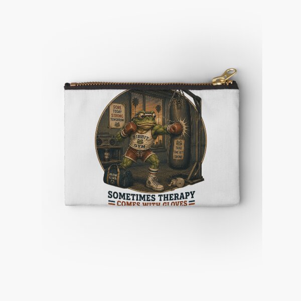 Item preview, Gym Frog Boxing Therapy Comes With Gloves Vintage 80s designed and sold by MythicCotton.