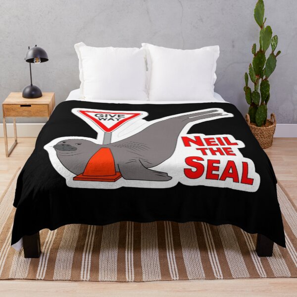 Item preview, Neil the Seal and His Love of Traffic Cones designed and sold by oldpussboss.