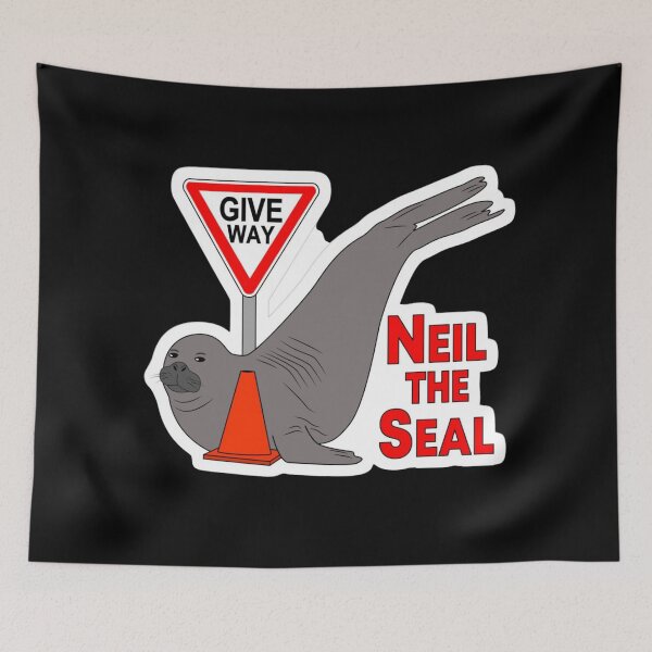 Item preview, Neil the Seal and His Love of Traffic Cones  designed and sold by oldpussboss.