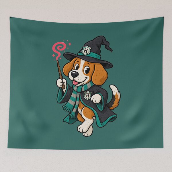 Item preview, Beagle Wizard designed and sold by BrambleBox.