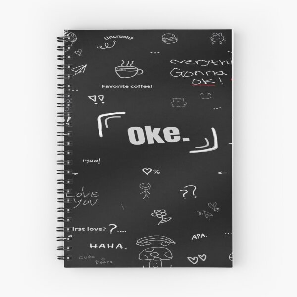 Item preview, Okay. - Aesthetic Doodles: Blackboard, Coffee, and Positive Messages designed and sold by RAYBIL.