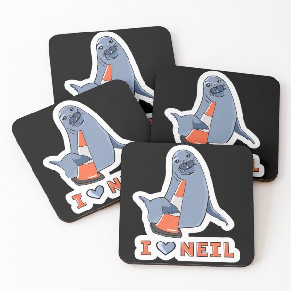 Item preview, Neil the Seal and His Love of Traffic Cones designed and sold by oldpussboss.