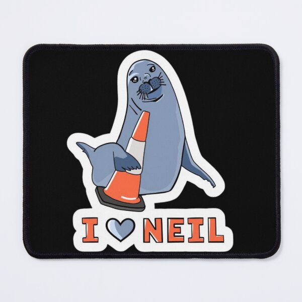 Item preview, Neil the Seal and His Love of Traffic Cones designed and sold by oldpussboss.