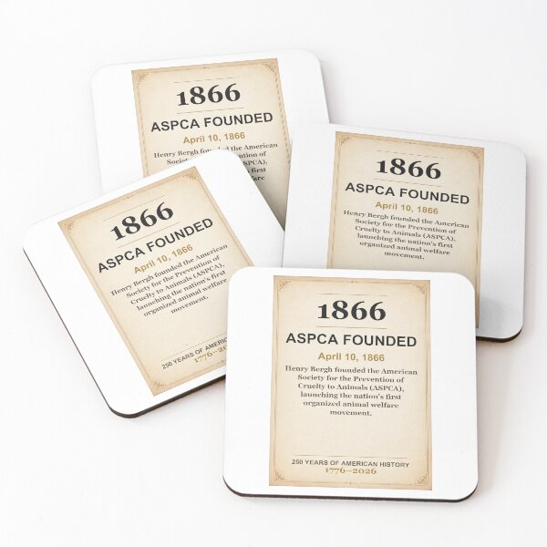 Item preview, America 250 | ASPCA Founded | 1866 designed and sold by ariksworld.
