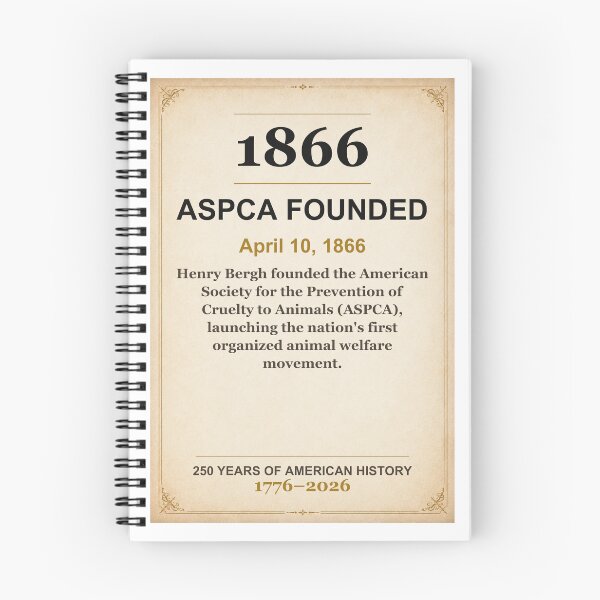 Item preview, America 250 | ASPCA Founded | 1866 designed and sold by ariksworld.