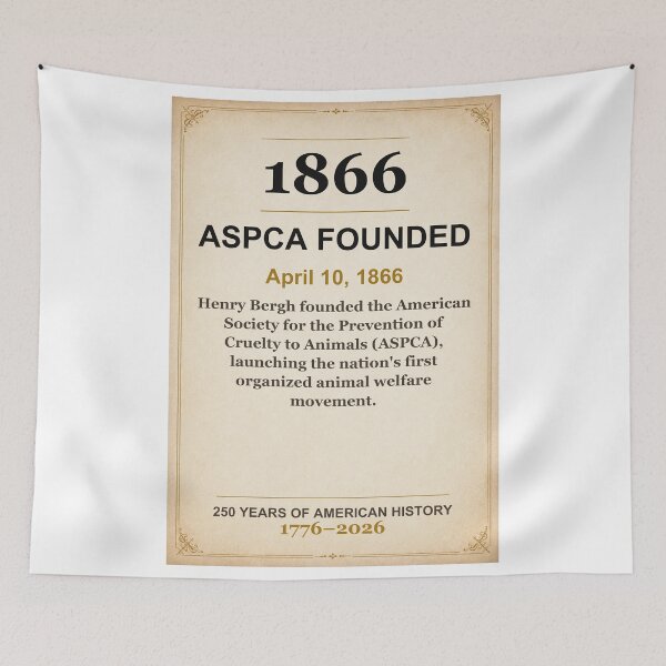 Item preview, America 250 | ASPCA Founded | 1866 designed and sold by ariksworld.