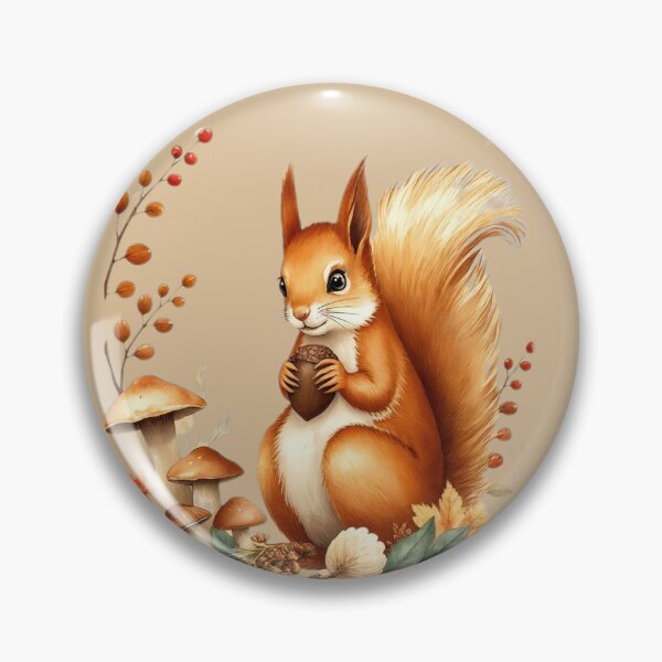 Item preview, Boho Squirrel with Acorns designed and sold by lstaford.