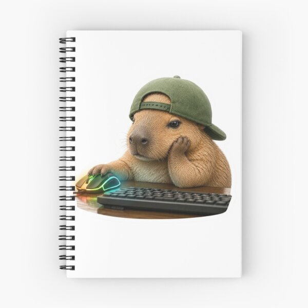 Item preview, bored capybara designed and sold by Snurly.